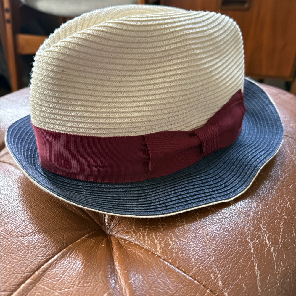 Stylish Cream and Black Women's Hat